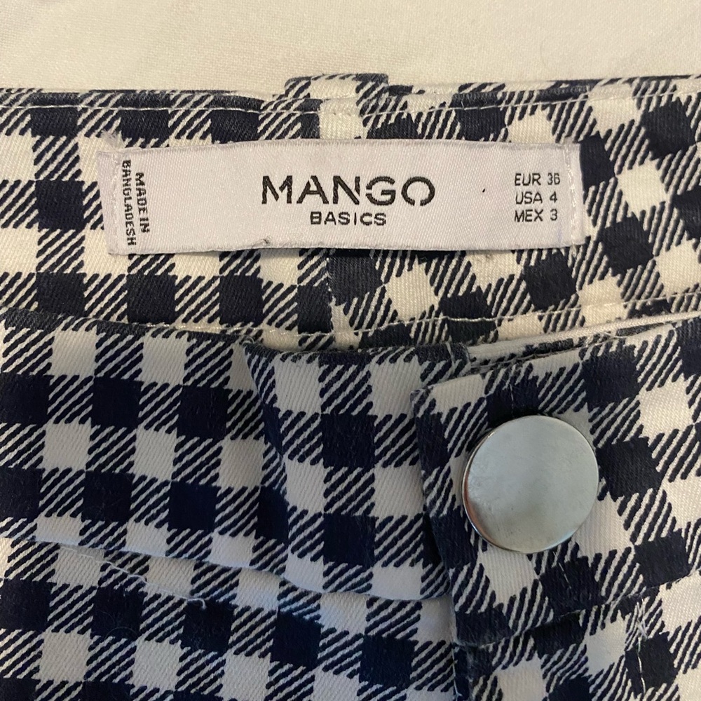 Mango Gingham Pants - image 5